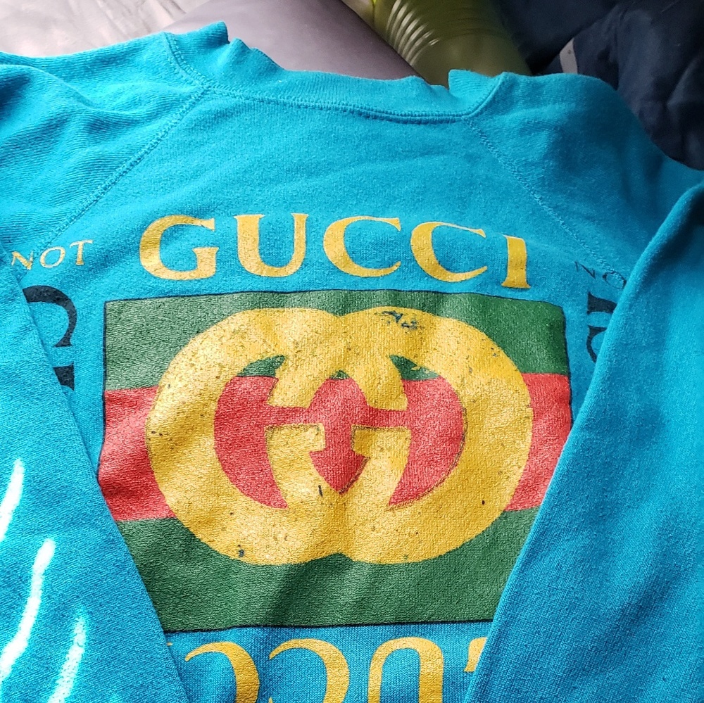 Not Gucci sweatshirt
